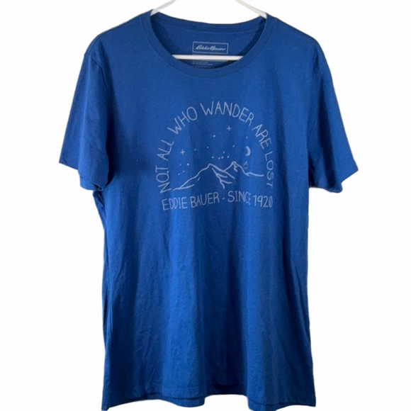 Eddie Bauer Tops - Eddie Bauer Midnight Blue Wanderer Tee